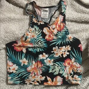 Victoria's Secret Tropical Floral Crop Top